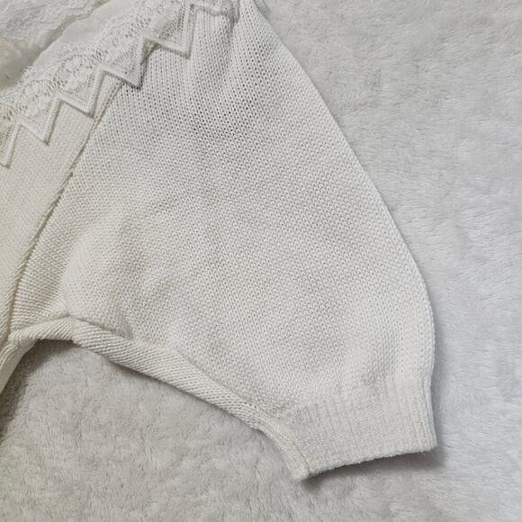 Gunne Sax SzM USA Made Lace n Knit Vintage top. Delicate. Designer. Romantic - Picture 16 of 16